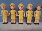 Vtg Little Tykes Mom Lot Of 5 Yellow Dress
