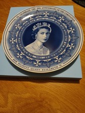 Wedgewood Queen Elizabeth II Plate 50th Anniversary Of The Coronation.
