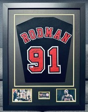 Dennis Rodman signiertes Bulls Custom Jersey / NBA / Inscription / Beckett