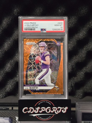 J.J. McCarthy [Gold] #400 2024 Panini Prizm card