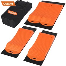 4-pack Tire Saver Ramps With Anti-slip Pads And Carry Bag Tire Protector Ramps
