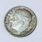 1949 ROOSEVELT DIME - 90% SILVER - CIRCULATED COIN #5204