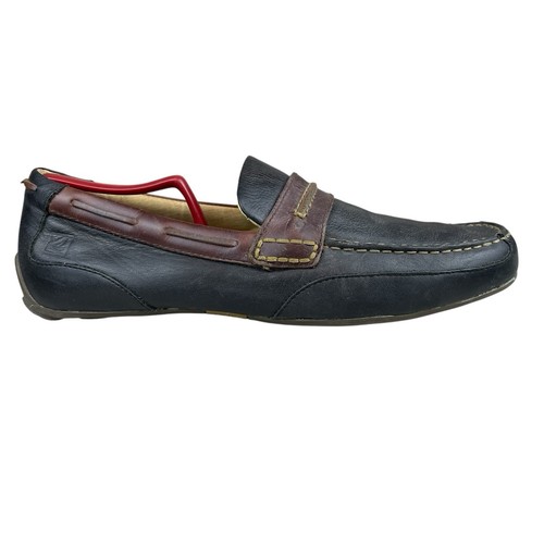 Sperry Top Sider Driving Loafers Mens 11.5 M Black Leather Shoes Moccasins - Picture 6 of 13