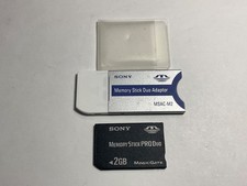 SONY Memory Stick Duo Adapter MSAC-M2  2 GB Sony Memory Stick Pro