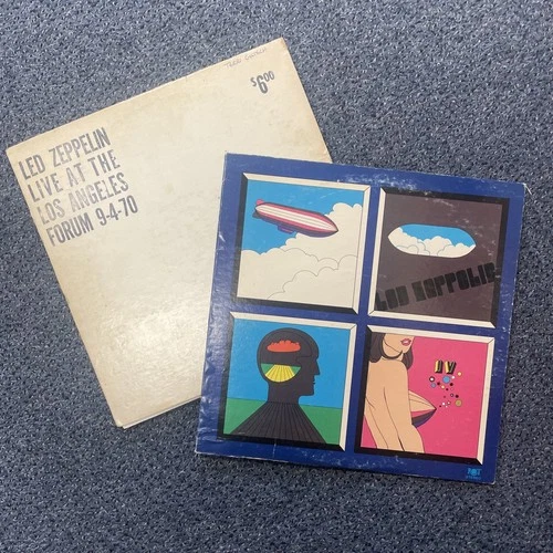 Led Zeppelin Rare Vinyl Lot (2 LPs) 70s Classic Rock Records