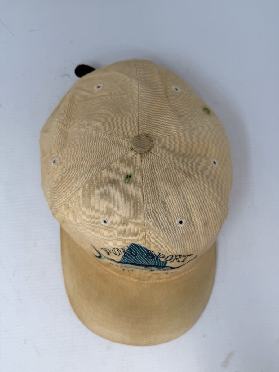 Polo 1992ハット polo sportsmanビンテージレア Rare Vintage Polo Sport Ralph Lauren Buckle Hat Cap Polo Fishing
