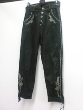 schwarze Trachten Lederhose Gr. 36 von Stockerpoint