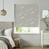 CLEARANCE SALE - Laura Ashley Pussy Willow Blackout Thermal Roller Blind - Steel
