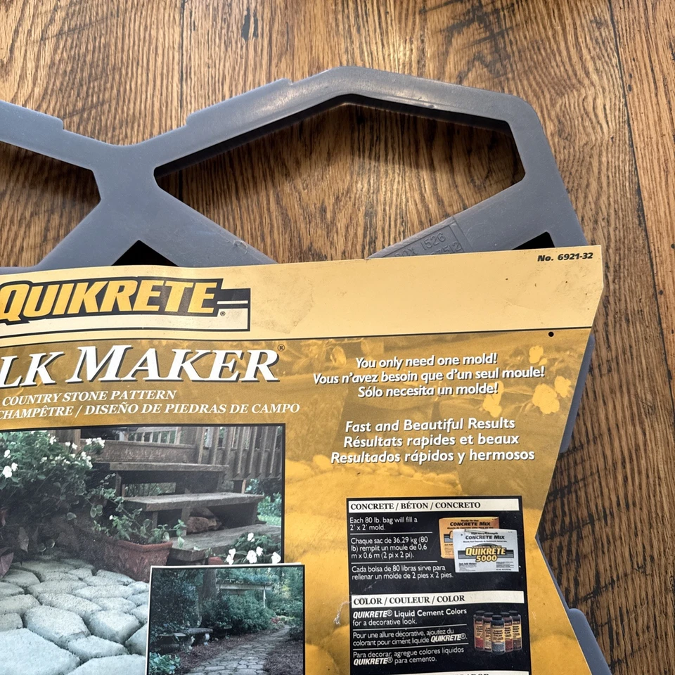 Quikrete Plastic Mold Reusable 2 Ft. Concrete Mold, Country Stone 692132 - Image 2 of 4