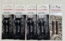 Conte a Paris 2B,B,Bistre Sketching Crayons Black Lot Of 10- Drawing Illust.