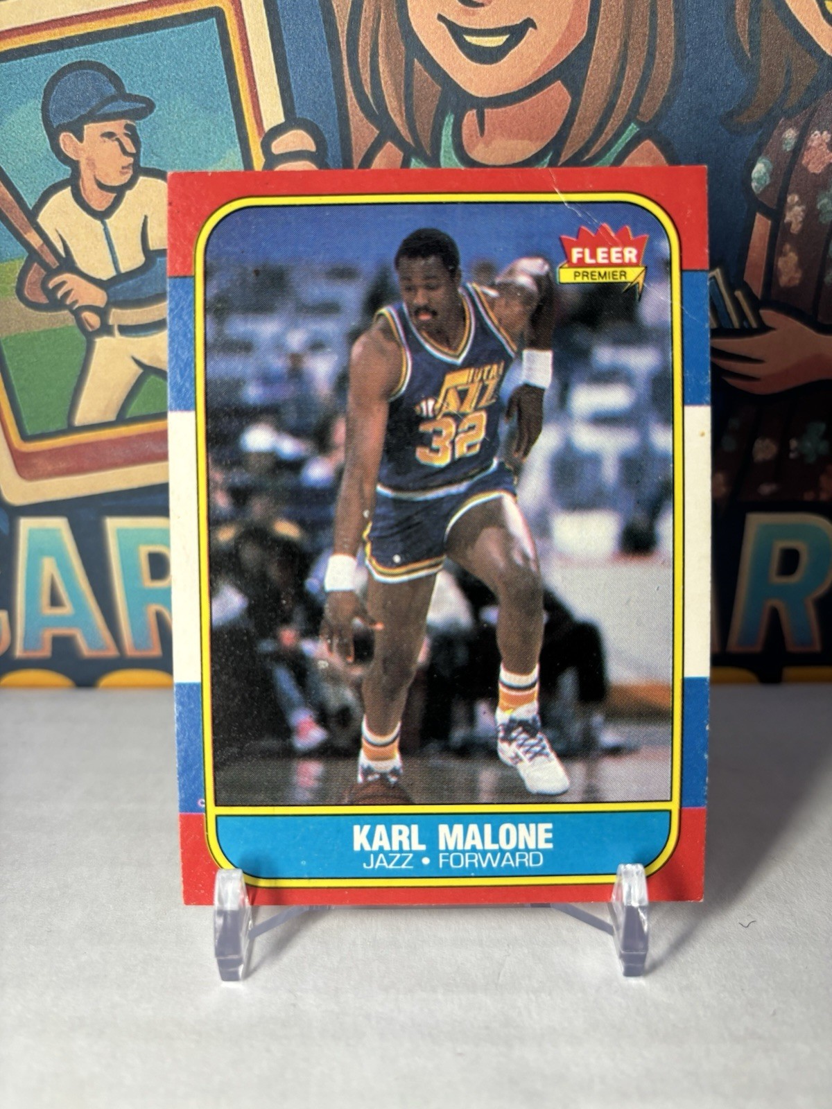 1986-87 Fleer - Karl Malone #68 (RC)