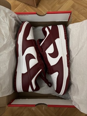 Nike Dunk Low Men's Retro Shoes Size 10, Team Red, Classic DD1391-601