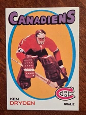 1971-72 Topps #45 Ken Dryden ROOKIE CARD - Ex-MT - Montreal Canadiens, NHL HOF