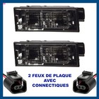 2 FAISCEAU Eclairage Feu de Plaque Immatriculation prévu CLIO 3 MEGANE 2 KANGOO