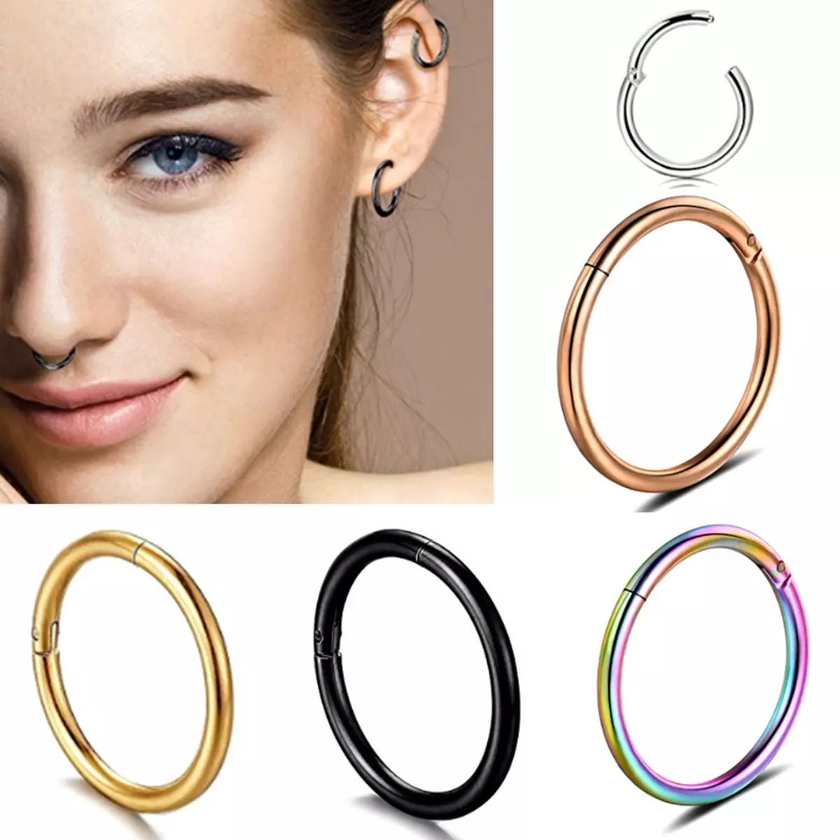 Clicker nose hoop online
