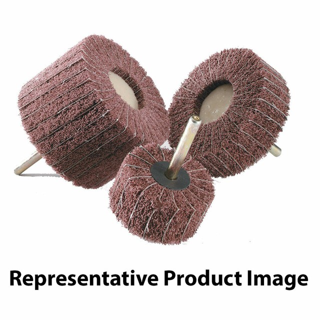 KEEN Abrasives #23154 3//4 x 3//4 x 1//4 In 120 Grit 10- Pack Shank Flap Wheel