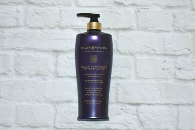 Bio Keratin Luxury Collection Color Enhancing Purple Shampoo Blonde Silver 33 oz