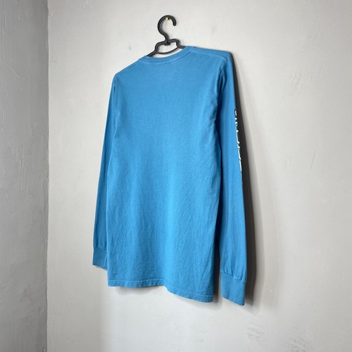 Stussy Mens Vintage Blue Yin Yang Logo Long Sleeve T-Shirt Size S - Picture 4 of 13