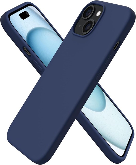 Funda Apple Iphone 15 (5G) Carcasa Gel TPU Silicona PTG + Protector Azul
