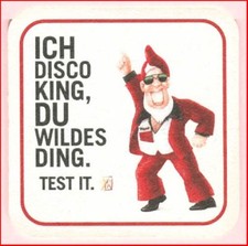 Bierdeckel (9) - West - Ich Disco King, du wi...
