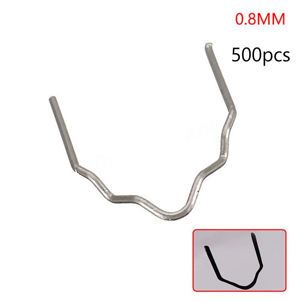 Hot Stapler Staple Repair Tools 0.8mm 500Pcs Plastic Welder Repair Kit-image