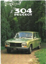 Peugeot 304 Estate 1979-1980 UK Market Sales Brochure GL & SL