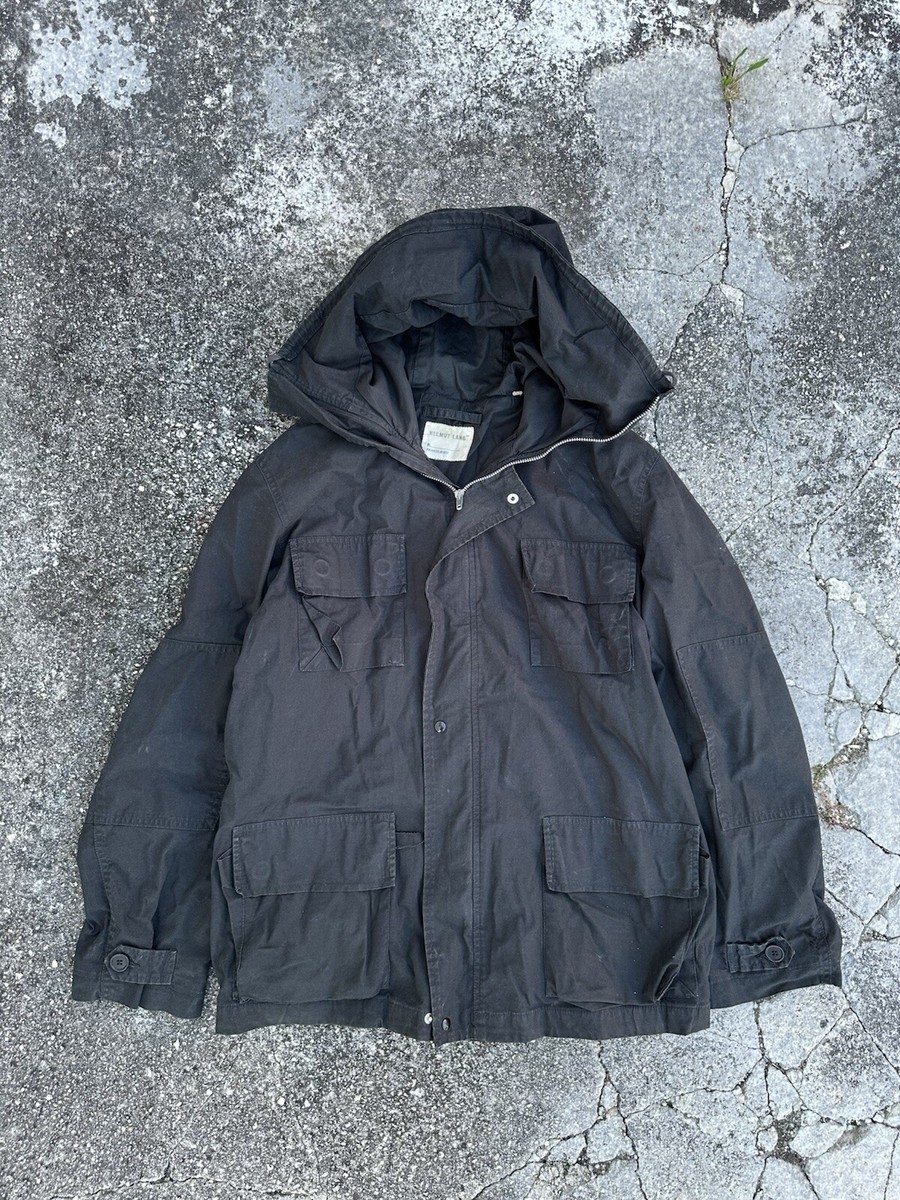 helmut lang ミリタリージャケット 1998 1998 Helmut Lang Archive Military Quad Pocket Zip Up Button
