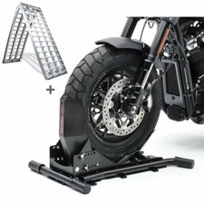 Set Wheel Chock + Loading ramp for Yamaha XV 1600 A Wild Star SW5