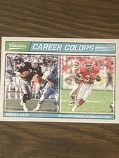 2017 Classics Marcus Allen Career Colors Insert #CC-6 Raiders/Chiefs Panini