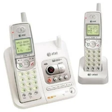 AT&T EL42208 5.8GHz Digital Dual Secure Line Answering Id Cordless Phone System