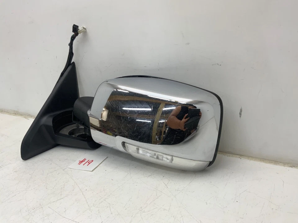 PARA REPUESTOS 2009 2010 2011 2012 Ram 1500 cromo espejo retrovisor lateral del conductor eléctrico OEM Foto 3 de 4