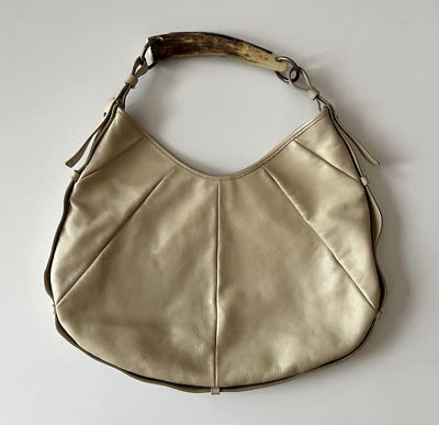 Yves Saint Laurent Mombasa AW2002 YSL Horn Hobo Shoulder Yves Saint Laurent Mombasa AW2002 YSL Horn Hobo Shoulder
