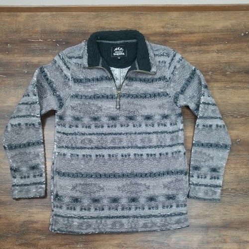 men's fuzzy fleece pullover