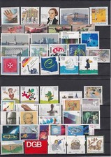 Bund Jahr Auswahl  1990-1991-1992-1993-1994-1995-1996-1997-1998-1999 postfrisch