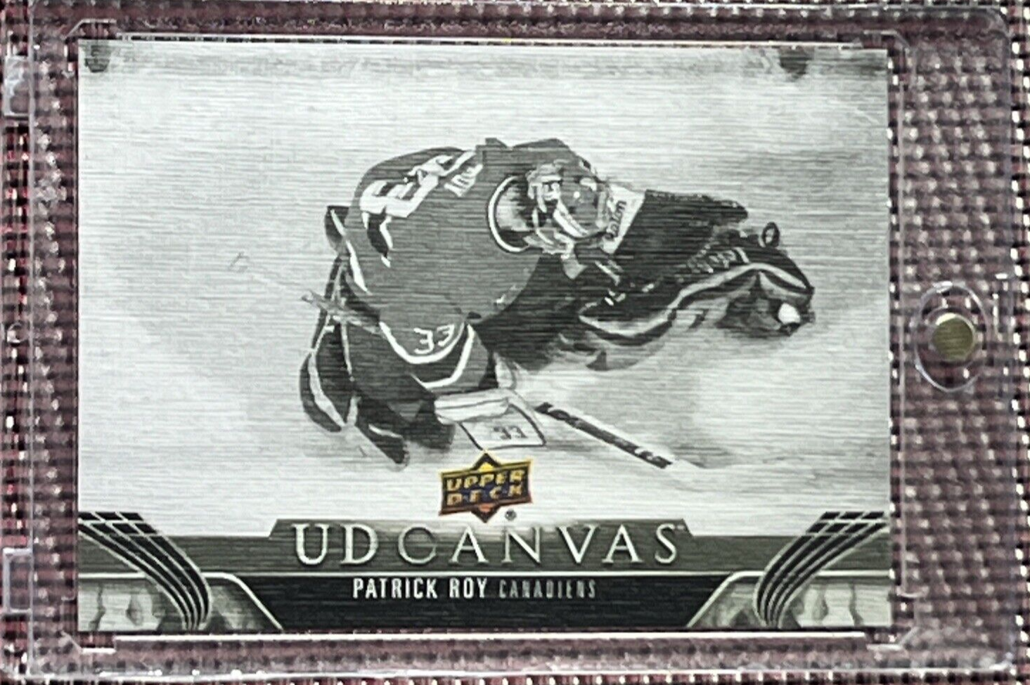 2023-24 Upper Deck Canvas Retired Black & White PATRICK ROY 1:864 PACKS C248 SSP