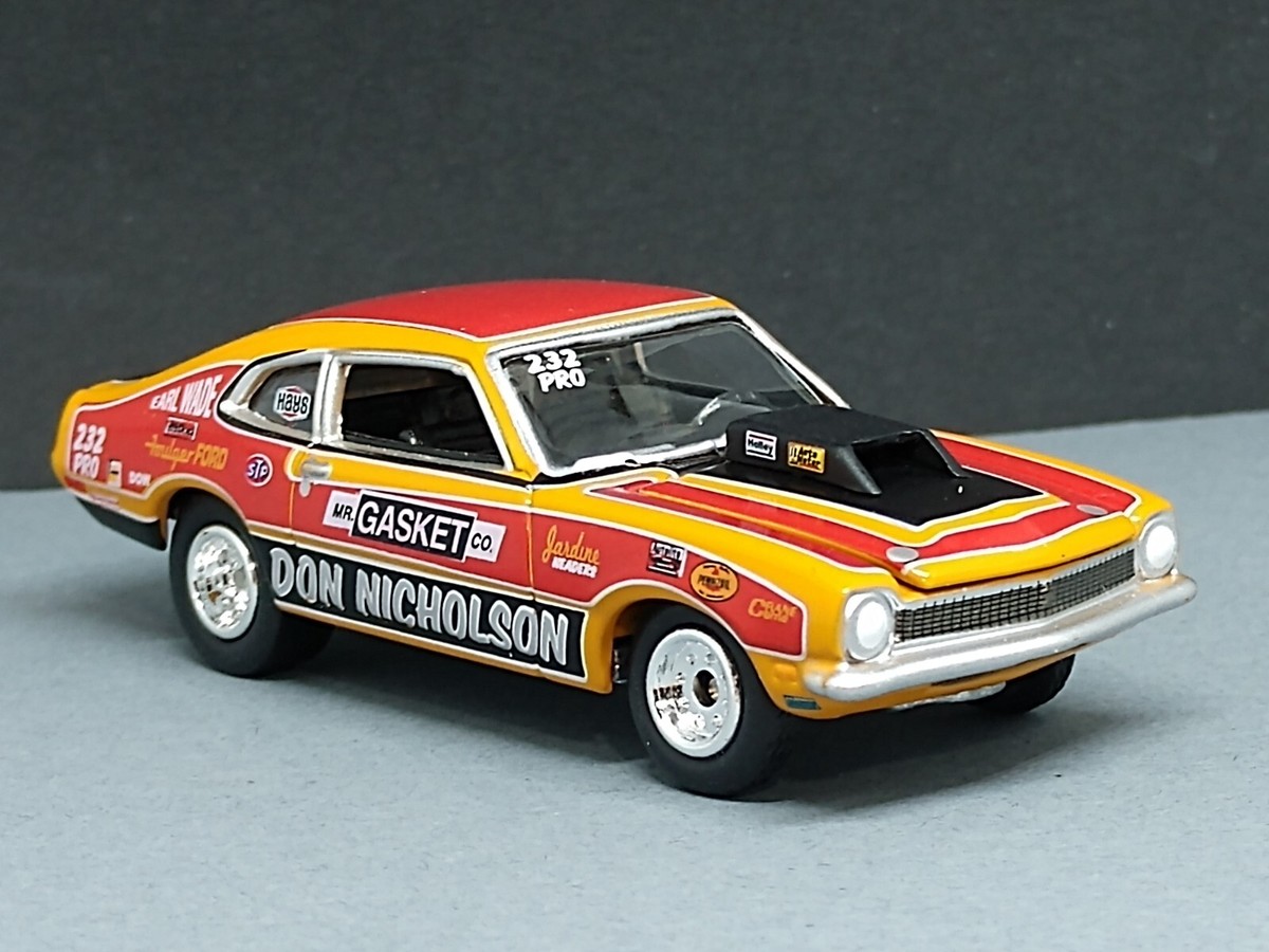 1970 '70 FORD MAVERICK DYNO DON NICHOLSON 1/64 LIMITED EDITION 1/4