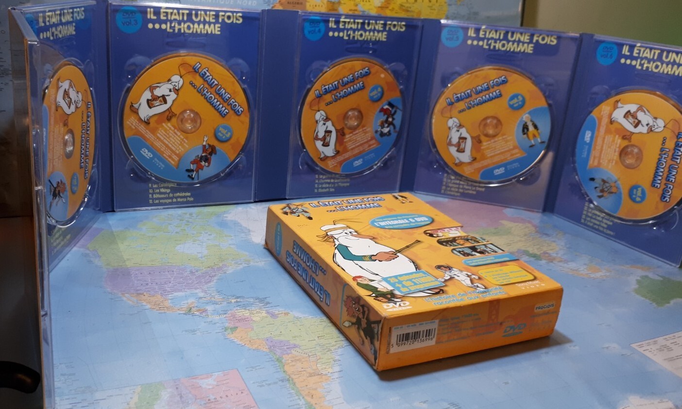 IL ETAIT UNE FOIS... L'HOMME de ALBERT BARILLÉ /INTEGRALE COFFRET DVD