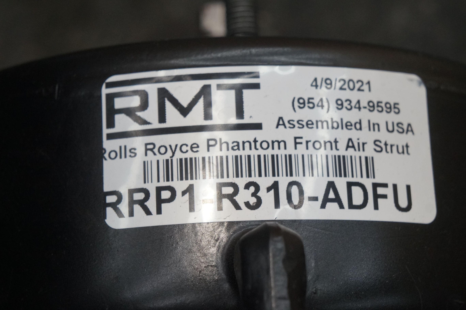 Front Left Air Shock Spring Strut RMT RRP1-R310-ADFU Rolls Royce Phantom 2004