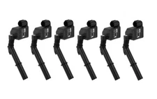 Set of 6 Ignition Coil With Spark Plug Connector (OEM) BERU ZSE093 for Mercedes