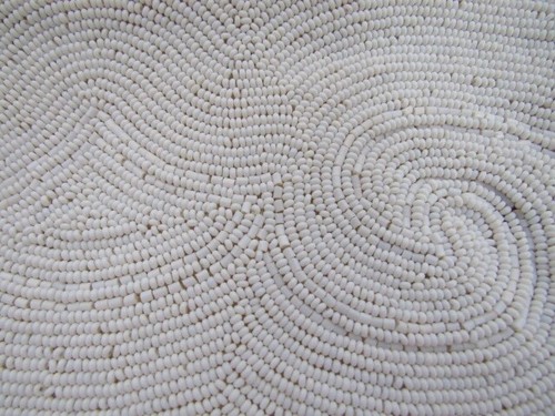 Vintage Walborg Belgium Ladies Beaded Clutch White Bag - Picture 8 of 9