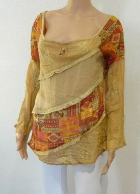 pour couturière Haut léger PALME Taille S / M 36 38 40  tunique plage Femme - Photo 1/4