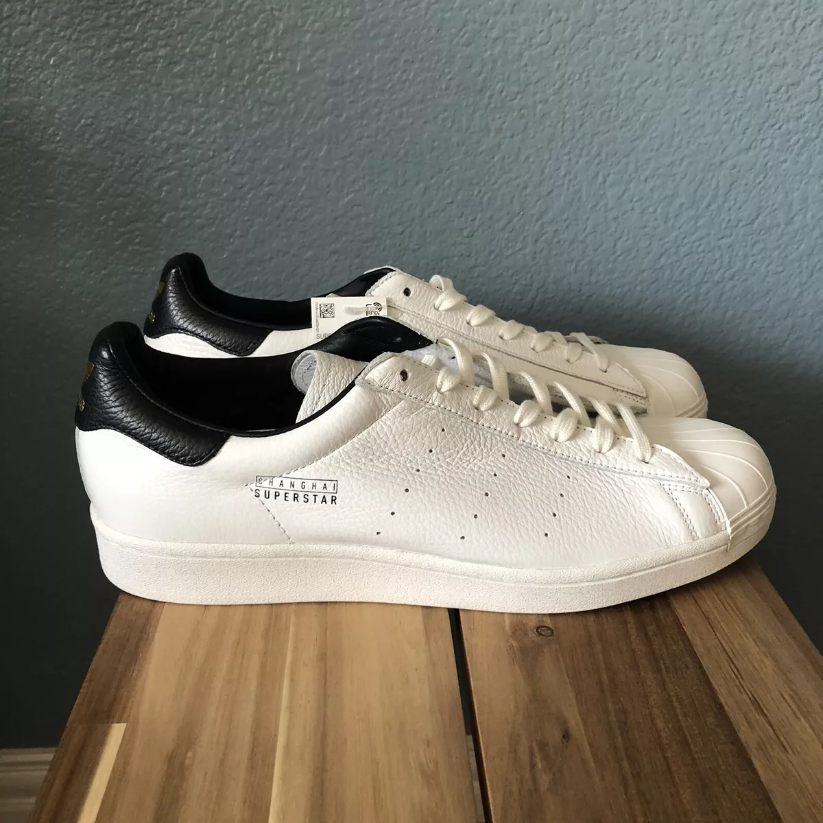 vergeven Larry Belmont schattig Adidas Superstar Pure Men Shoes Size 12 White Sneakers Shanghai Special  Edition | eBay