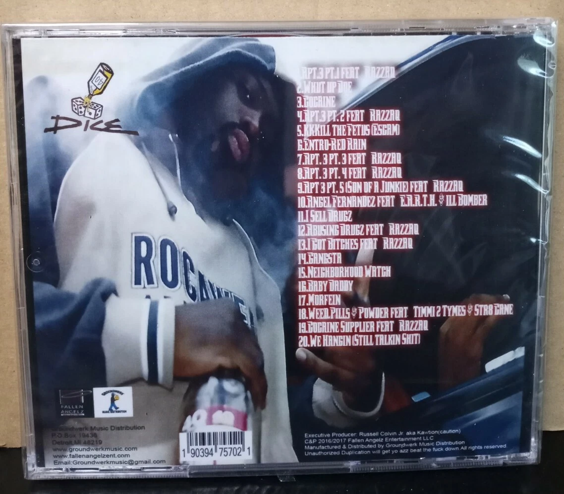Dice - Underground Classicks Vol 1. - Antibiotics & 40 Made Me Do It - 2 disc!