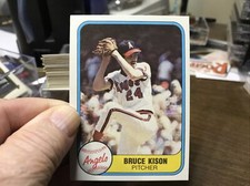 BRUCE KISON # 284 - 1981 Fleer Baseball Card NR-MT From Vending Box