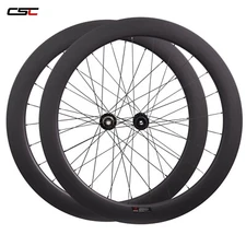 60mm U Shape Cyclocross Wheelset Disc Brake center lock Novatec Carbon Wheels