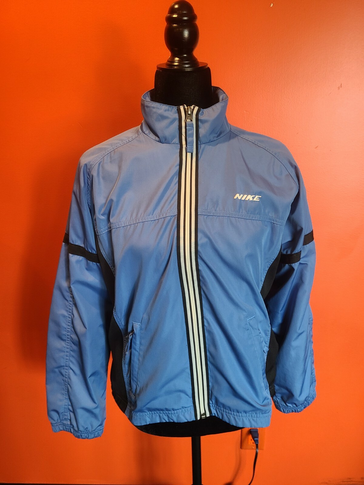 SACAI X NIKE Nike Vintage Donna Sportivo Antivento Giacca Blu Medio