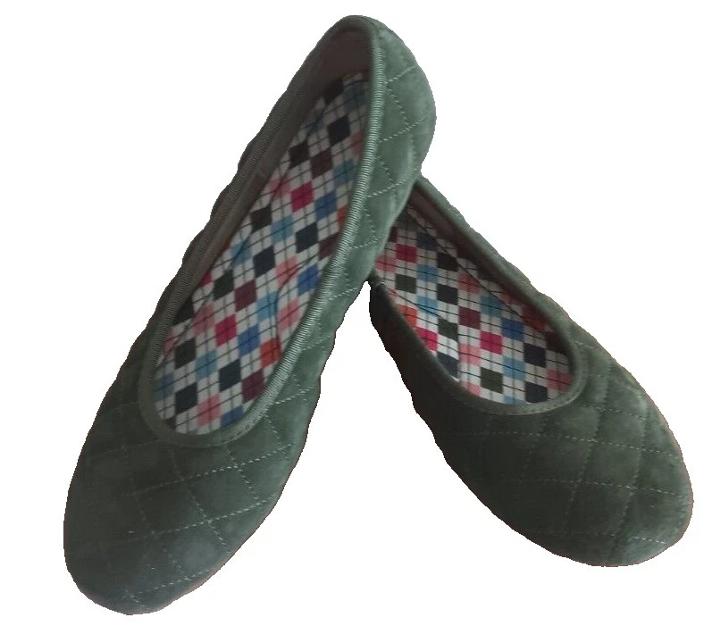 Lands' End女式休闲芭蕾舞鞋面