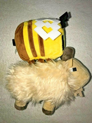 MINECRAFT BEE & GOAT PLUSH **NEW WITH TAGS** - Picture 4 of 10