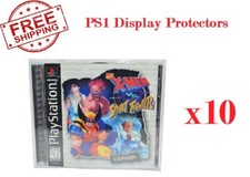 10 Sony PlayStation 1 PS1 Video Game Clear Plastic Protective Protection Cases