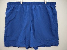 LL Bean Shorts Mens XL Blue Classic Supplex Sport Swim Trunks Mesh Lined Pkt 6"
